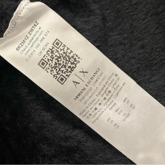 ARMANI EXCHANGE - Brand print Crew Neck pull over - Picture 10 of 10